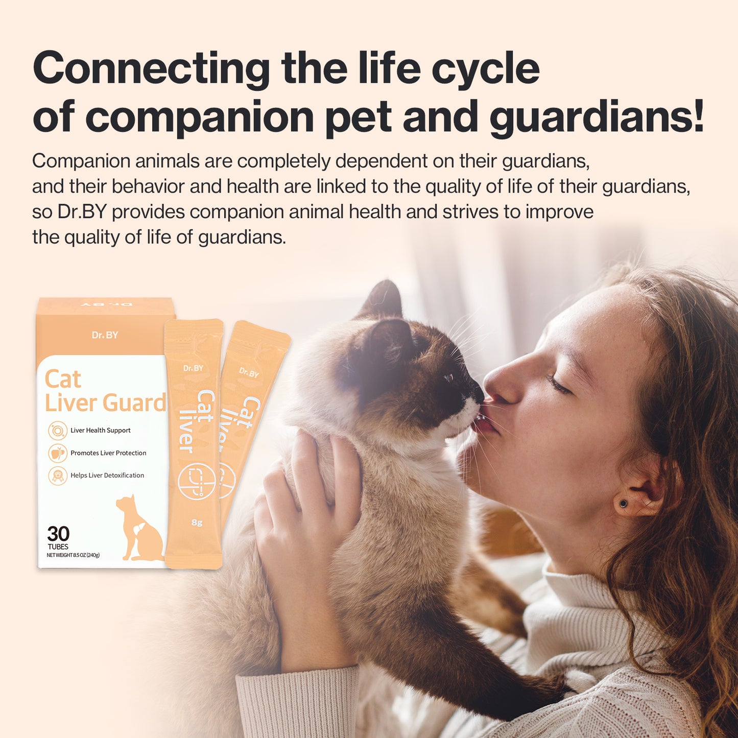 Doctor By Cat Liver Guard Squeezable Liver Supplement for Cats Feline Hepatic Support