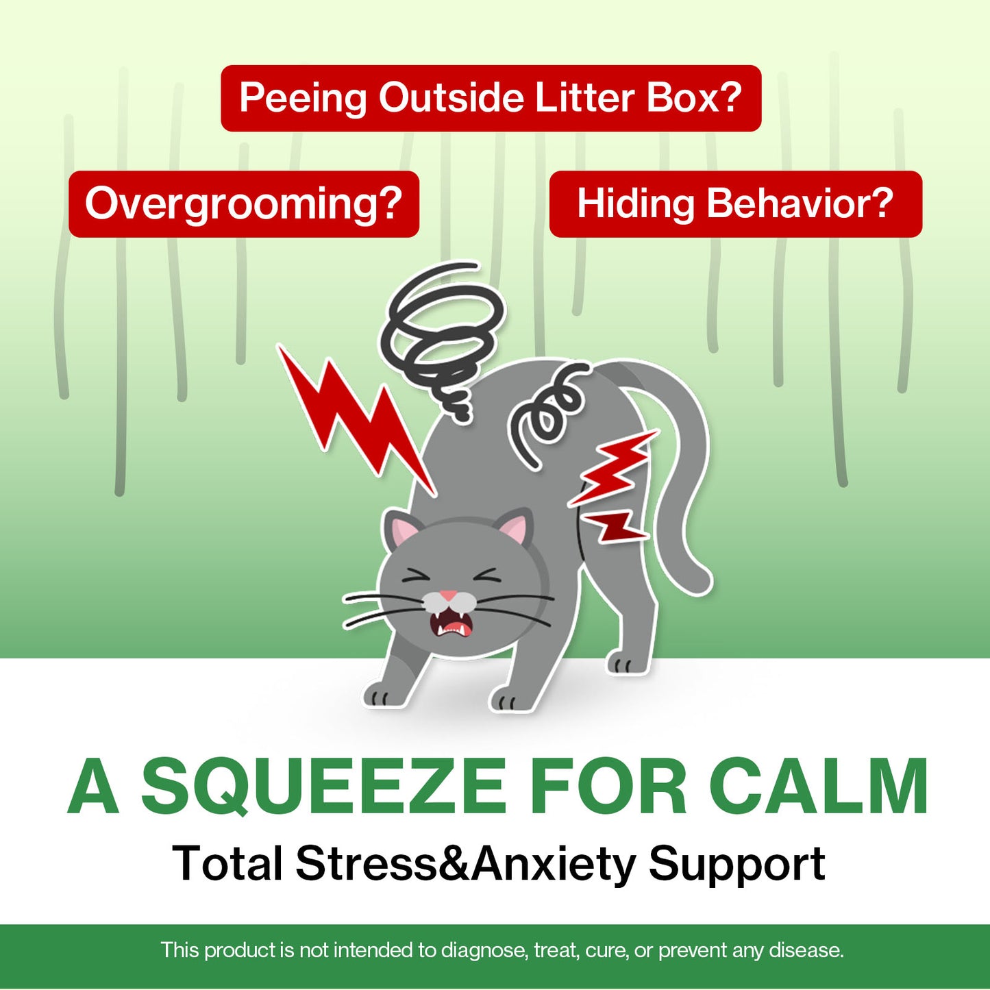 Cat Calming Stress and Anxiety Relief Supplement