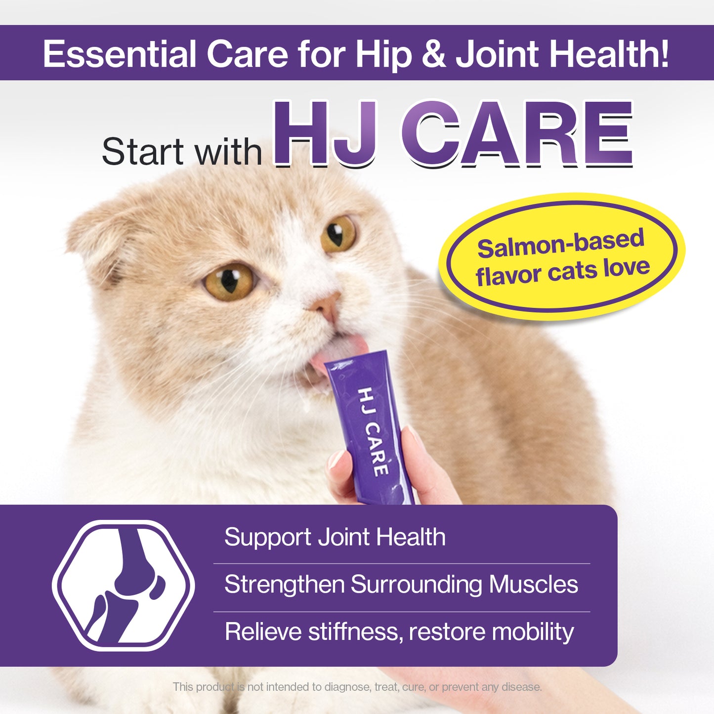 Doctor By HJ Care Cat Joint Supplement Hip&Joint Care Glucosamine for Cats