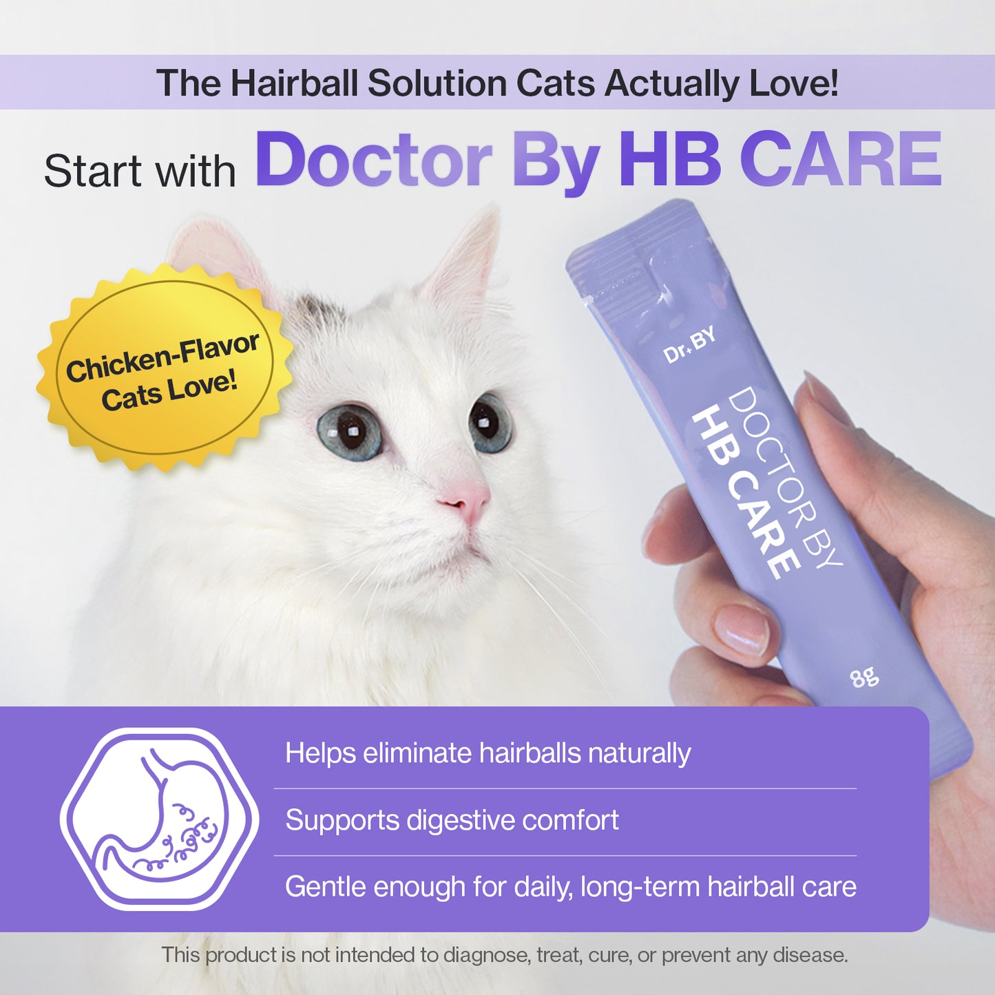 Doctor By HB Care Hairball Supplement for Cats