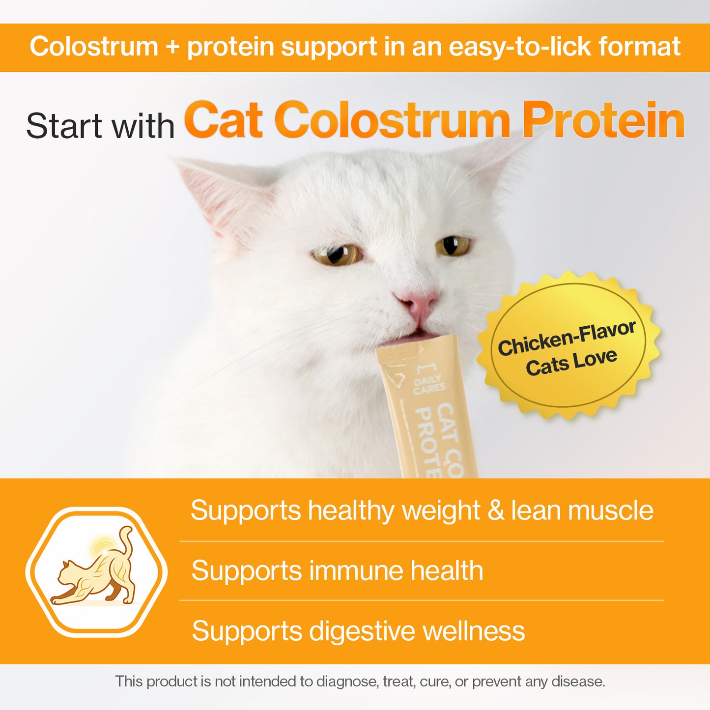 Doctor By Cat Colostrum Protein Cat Supplement Immune Support Muscle Growth