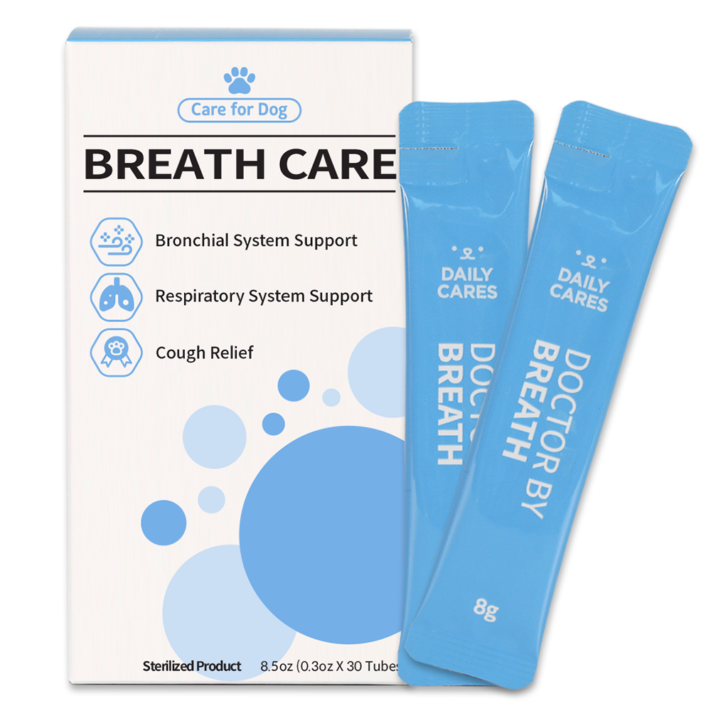 A supplement that supports dog bronchial and respiratory health – boosts immunity and provides anti-inflammatory benefits.
