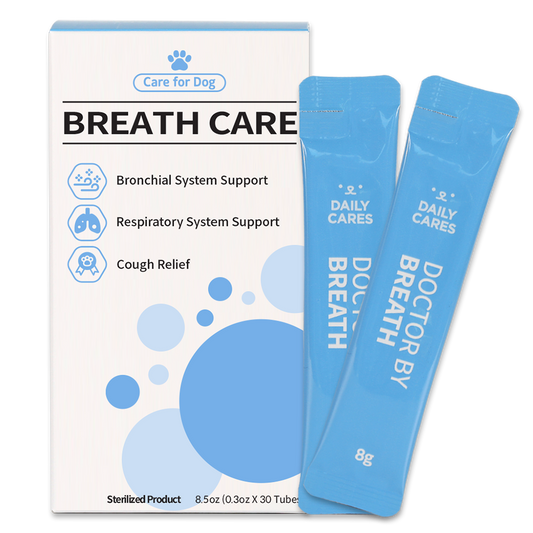 A supplement that supports dog bronchial and respiratory health – boosts immunity and provides anti-inflammatory benefits.