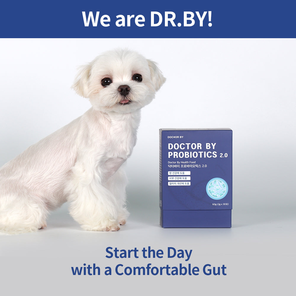 Doctor BY Probiotics 2.0 is a premium pet supplement designed to support gut health and digestion, ensuring a comfortable start to your pet’s day.
