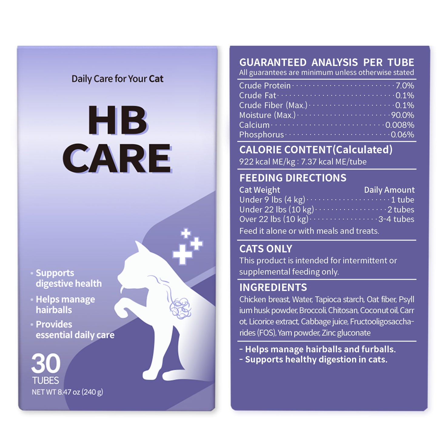 Doctor By HB Care Hairball Supplement for Cats