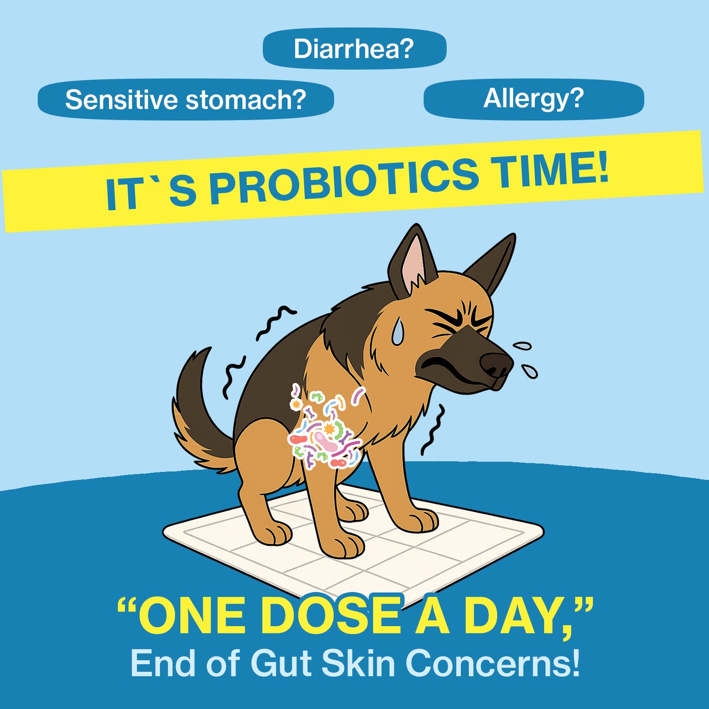 Doctor By Squeeze Probiotics for Dogs Gut Health