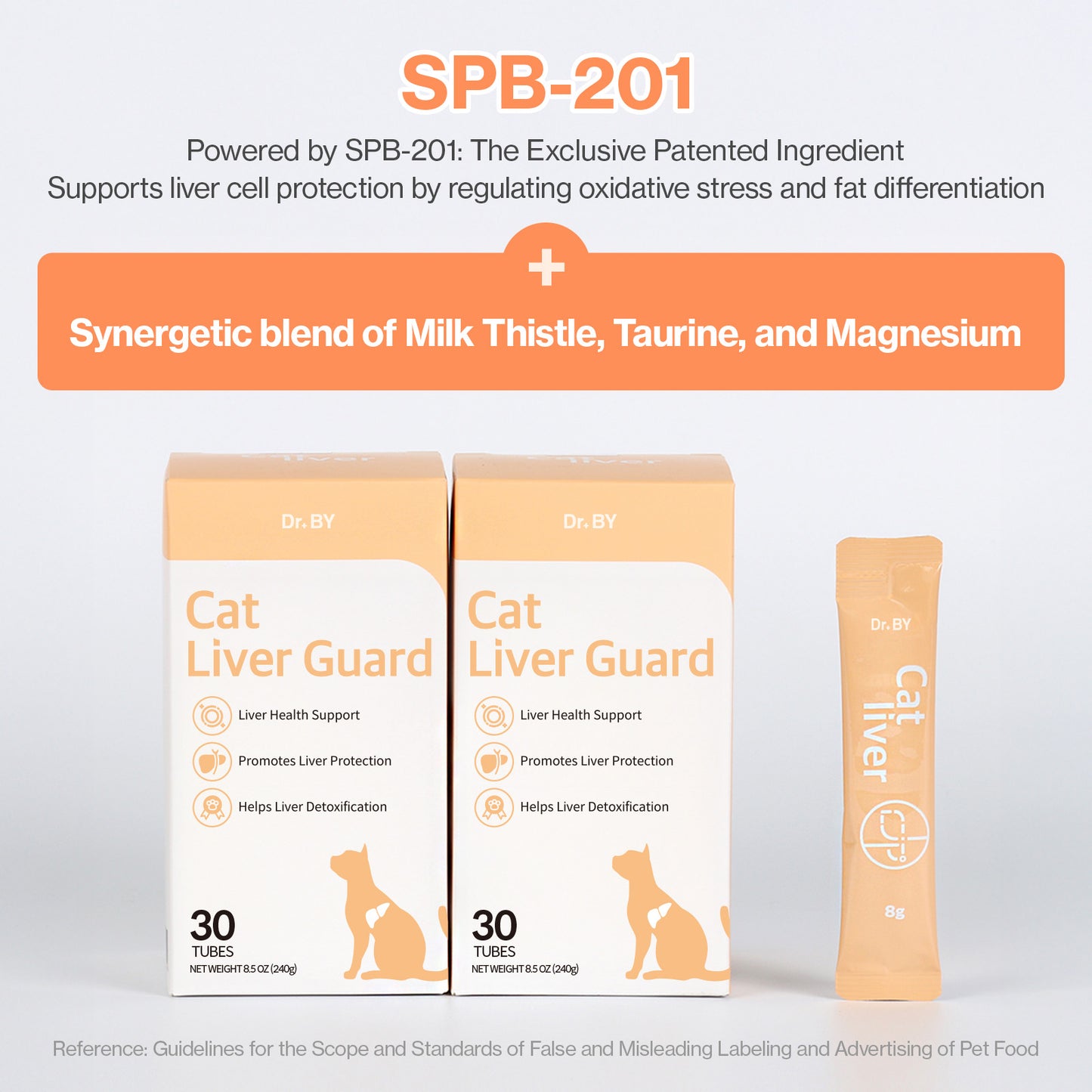 Doctor By Cat Liver Guard Squeezable Liver Supplement for Cats Feline Hepatic Support