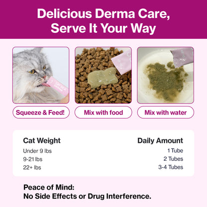 Doctor By Cat Silk Derma Lickable Feline Skin and Coat Supplement