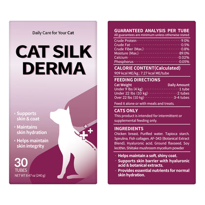 Doctor By Cat Silk Derma Lickable Feline Skin and Coat Supplement