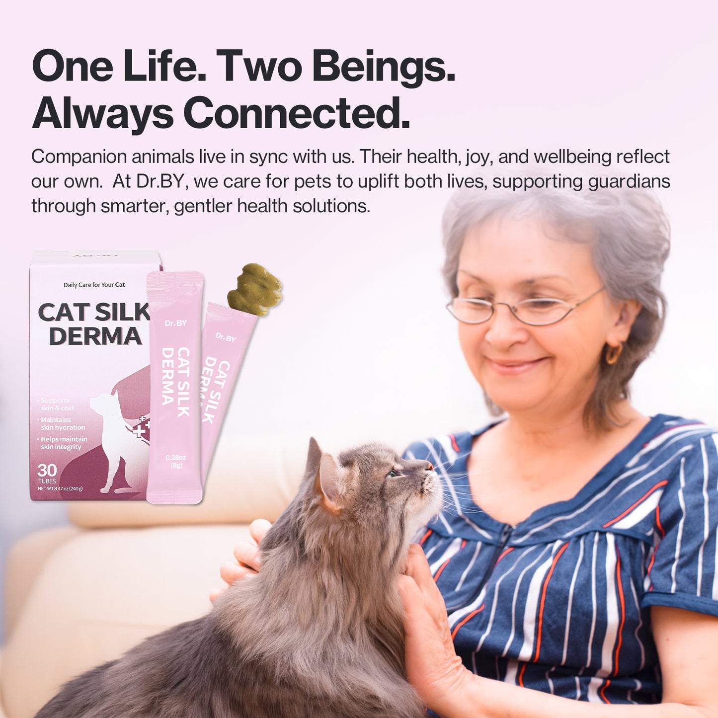 Doctor By Cat Silk Derma Lickable Feline Skin and Coat Supplement