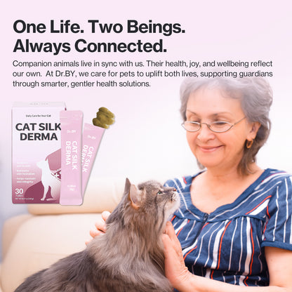 Doctor By Cat Silk Derma Lickable Feline Skin and Coat Supplement