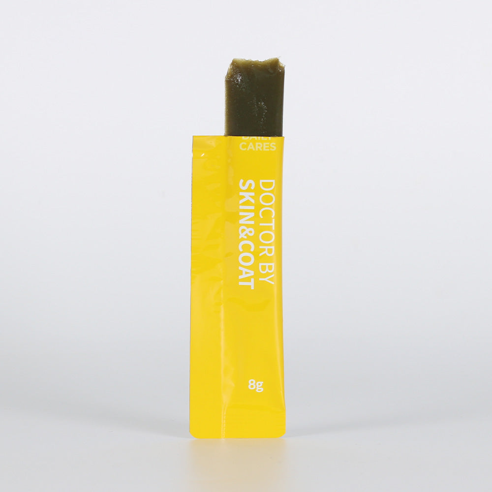 Dr. BY Skin & Coat Soft Gel offers easy-to-feed, mess-free skin care in a chewy, jelly-like format that dogs love. Packed in individually portioned packs, it supports hydrated skin, itch relief, and a glossy coat—a simple daily solution for pet skin health.