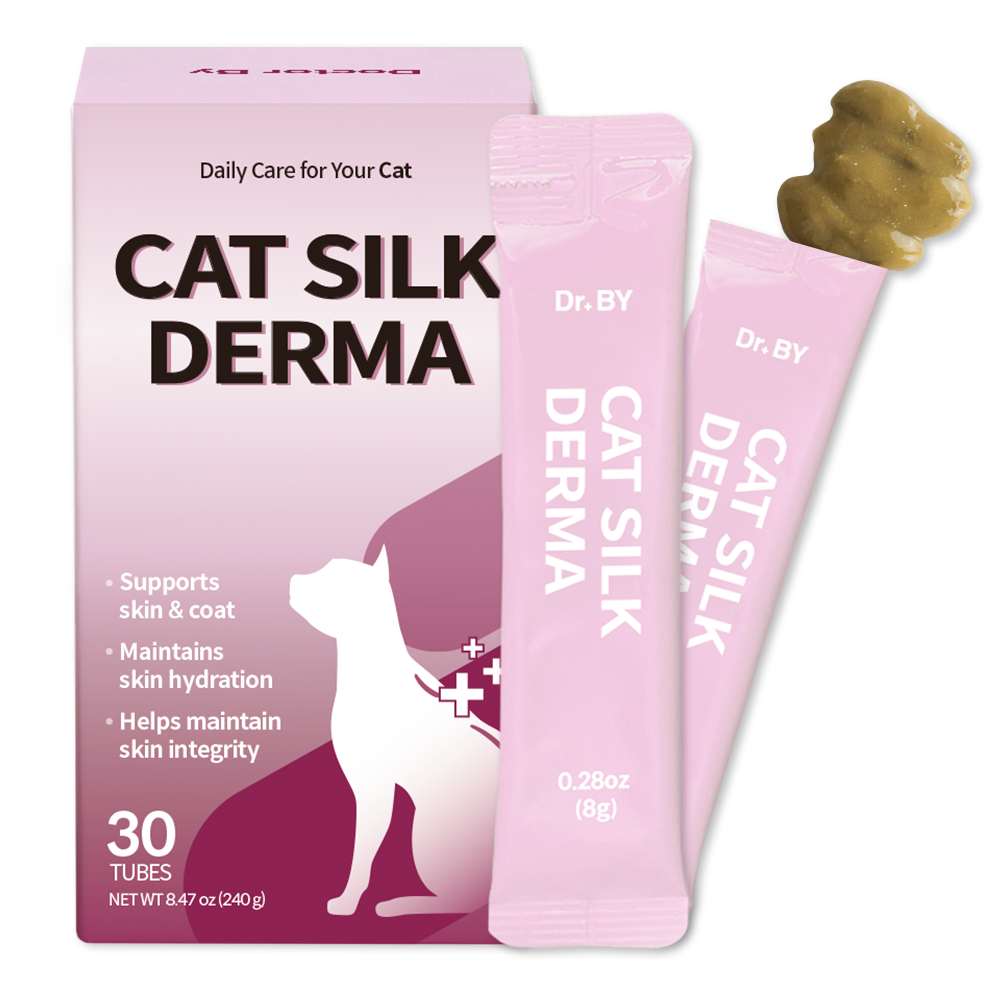 Doctor By Cat Silk Derma Lickable Feline Skin and Coat Supplement