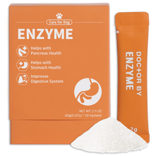 Dr.BY Enzyme supplement for dogs supports pancreas and stomach health while improving digestion, providing essential enzymatic support for optimal gut function.