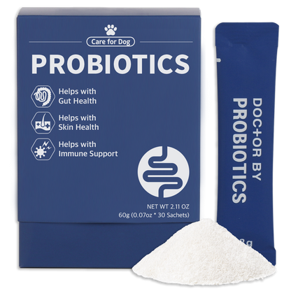 Dr. BY Probiotics for dogs support gut health, skin health, and immune function with a high-quality probiotic formula designed for optimal digestion and overall well-being.